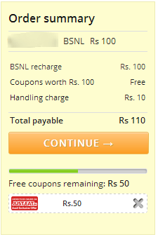 FREE Online Recharge   Prepaid Mobile  DTH   Data Card Recharge